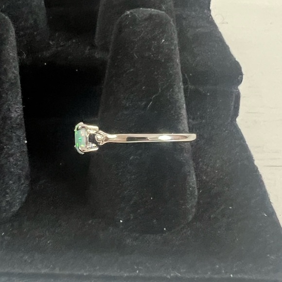 Bomb Party Dainty Fire Opal Ring - Picture 2 of 3